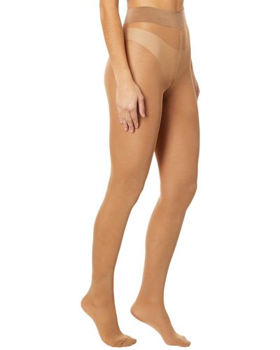 Wolford Pure Shimmer 40 Concealer Tights - Natural