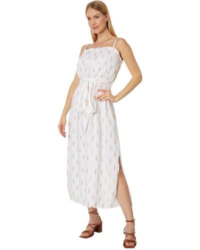Splendid Leslie Lurex Dress - White