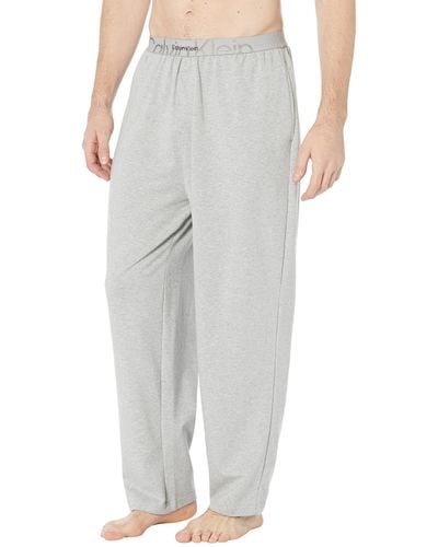 Calvin Klein Monolith Lounge Sleep Pants - Gray