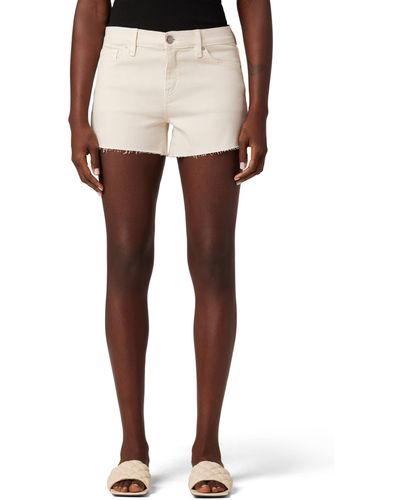 Hudson Jeans Gemma Mid-rise Shorts - Natural
