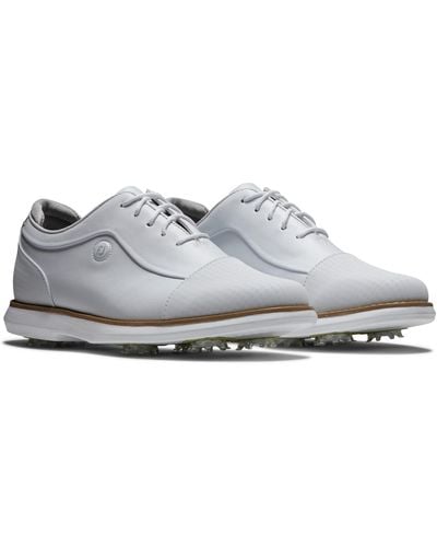 Footjoy Traditions Cap Toe Golf Shoes - Gray