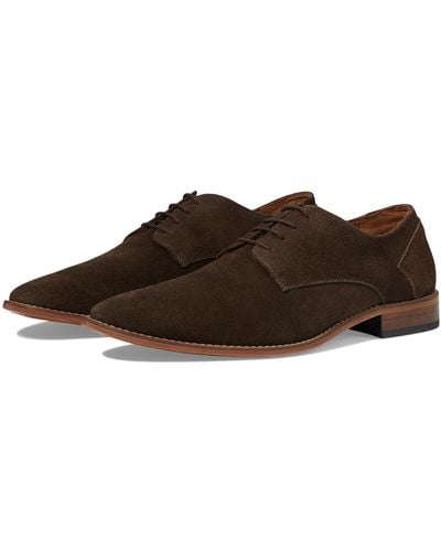 Massimo Matteo Suede Lace-up Oxford Classic - Brown