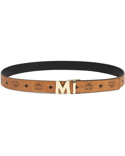 MCM Claus Reversible Belt - Black