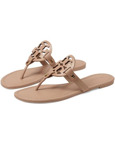 Tory Burch Miller Sandal, Leather - Brown