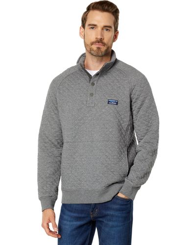 L.L. Bean Quilted Sweatshirt - Gray