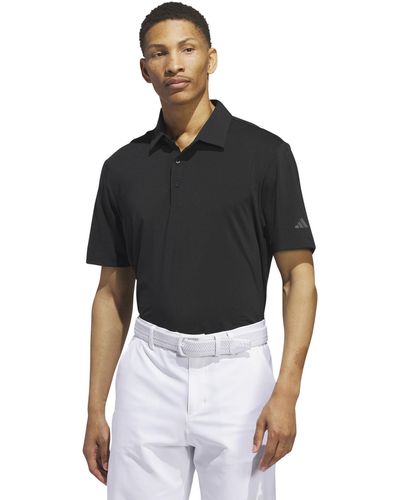 adidas Originals Ultimate365 Solid Short Sleeve Polo - Black
