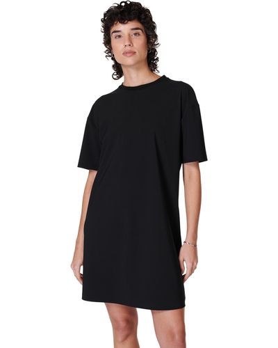 Sweaty Betty Explorer T-shirt Mini Dress - Black