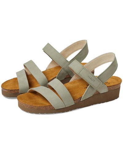 Naot Kayla Leather Sandals - Natural