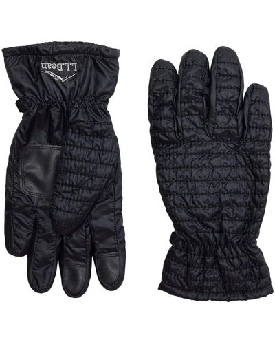 L.L. Bean Primaloft Packaway Gloves - Black