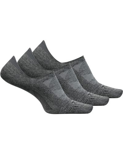 Feetures Elite Invisible 3-pair Pack - Gray