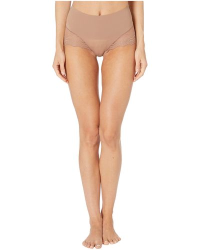 Spanx Shapewear For Women Undie-tectable Lace Hi-hipster Panty - Pink