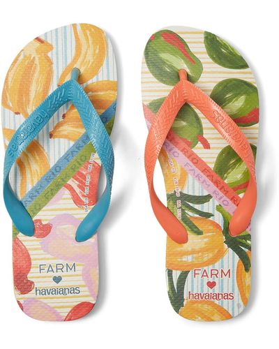 Havaianas Top Farm Fruit Linen Flip Flop Sandal - Orange