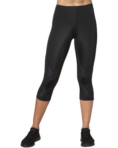 CW-X Stabilyx Joint Support 3/4 Compression Tights - Black