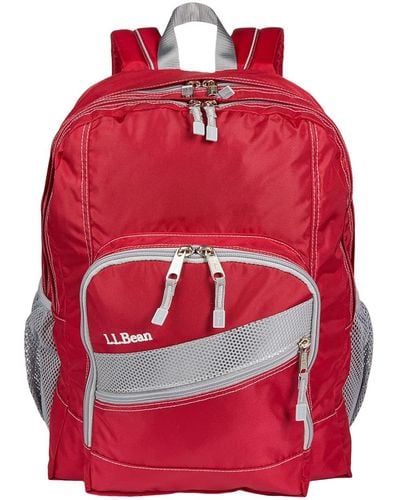 L.L. Bean Kids Deluxe Backpack - Red