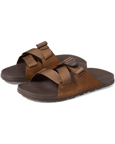 Chaco Lowdown Leather Slide - Brown