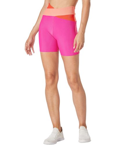 Beach Riot Cora Bike Shorts - Pink
