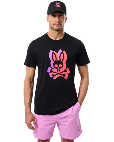 Psycho Bunny Groves Graphic Tee - Red
