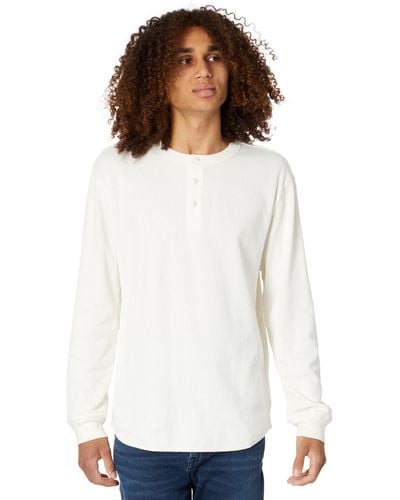 Madewell Thermal Henley Tee - White