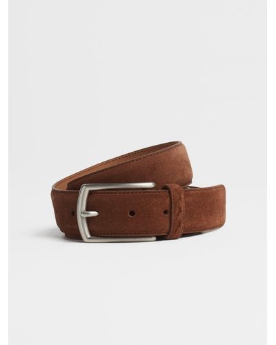 Zegna Fashion Belt For Men 2026.Brown Zegna Belts for Men | Lyst
