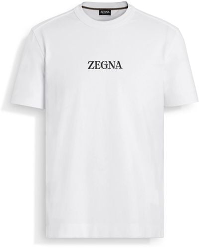 Zegna #Usetheexisting Cotton T-Shirt - White