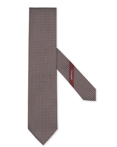 Zegna Cento Fili Krawatte Aus Seide - Mehrfarbig