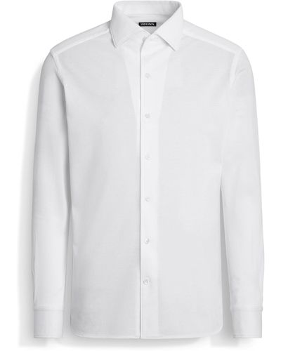 Zegna Cotton Shirt - White