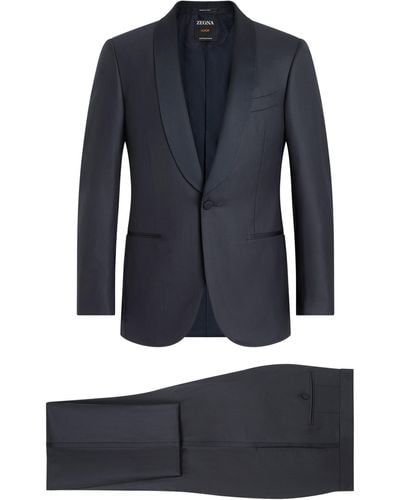 Zegna Centoventimila Wool Suit - Blue