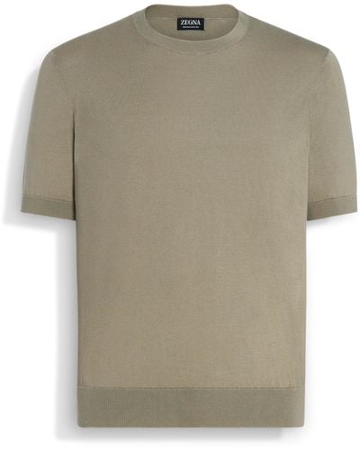 Zegna Premium Cotton T-Shirt - Multicolor