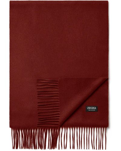 Zegna Oasi Cashmere Scarf - Red