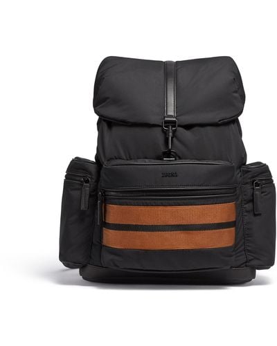 Zegna Technical Fabric Special Backpack - Black