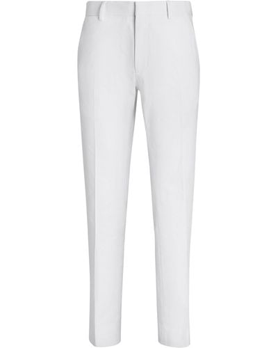 Zegna Winter Crossover Cotton Trousers - White