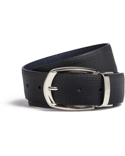 ZEGNA And Reversible Leather Belt - Black