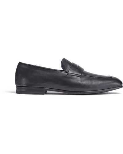 Zegna L'Asola Loafer Aus Leder - Blau