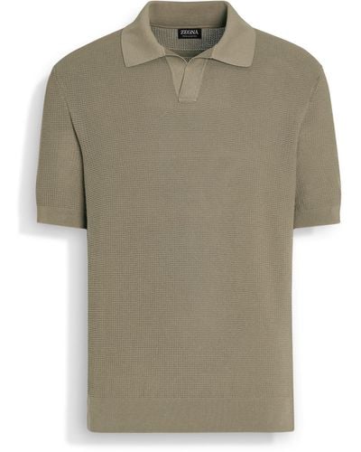 Zegna Premium Cotton Polo Shirt - Multicolour