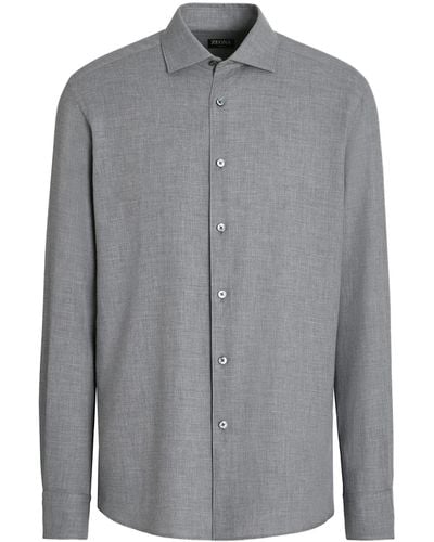 Zegna Cashco Shirt - Grey