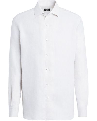 Zegna Linen Shirt - White
