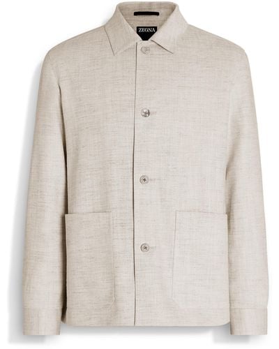 Zegna Chore Jacket Alpe - Bianco