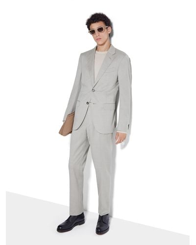 Zegna Light Centoventimila Wool Suit - Grey