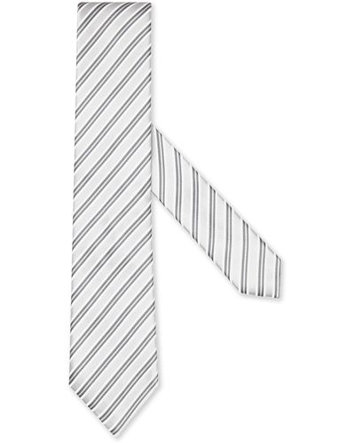Zegna Light Silk Tie - White