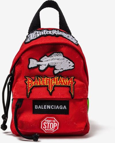 balenciaga red backpack