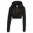PUMA Black Cropped Hoodie