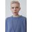 Acne Fn-wn-swea000029 Blue Melange Crewneck Sweatshirt