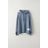 Acne Fn-wn-swea000030 Blue Melange Hooded Sweatshirt