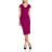French Connection Purple 's Lula Stretch Capd Slv Vnk Alt Dress