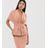 ASOS Pink Asos Design Tall Structured Plunge Kimono Midi Dress With Peplum