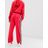 Juicy Couture Red Juicy By Wide Leg joggers With Ankle Logo & Taping Co-ord