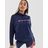 Tommy Hilfiger Cropped Hoodie Met Logo In Marineblauw in het Blue