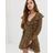 Frenchie - Vestito leopardato di Free People in Brown