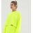 Bershka X Pantone Lightweight Sweat Top In Neon Yellow