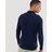 ASOS Jersey Poloshirt Met Lange Mouwen in het Blue voor heren